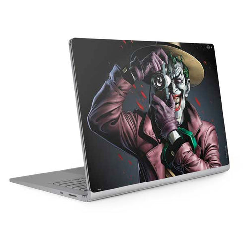 DC Comics The Joker Killing Joke Cover Art by Brian Bolland Surface Book 2 15in Skin
